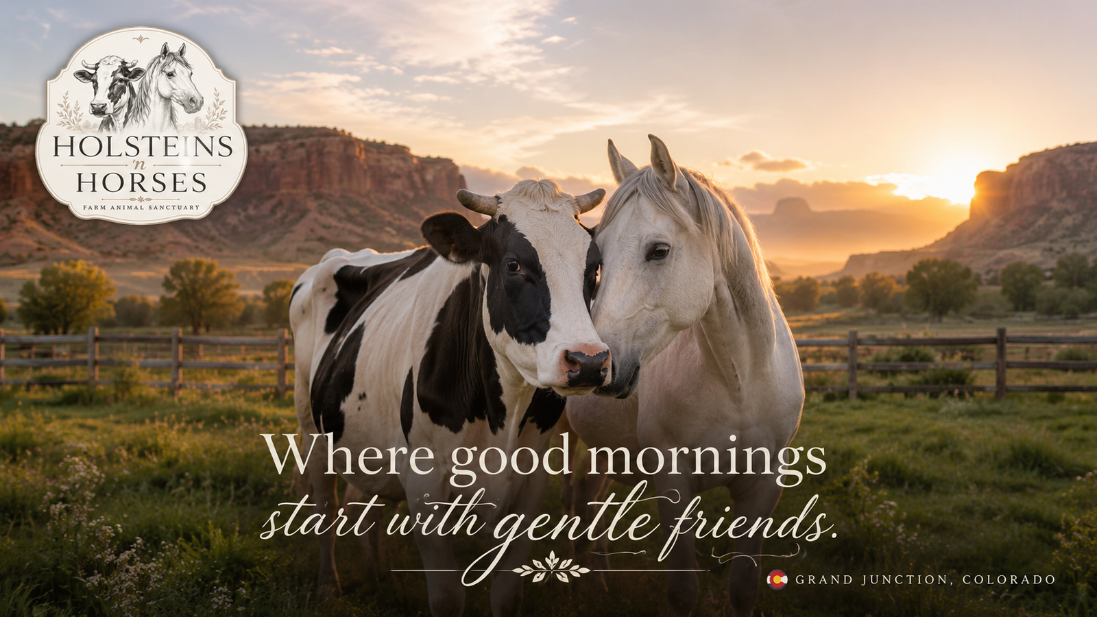 Sanctuary animals at Holsteins n Horses