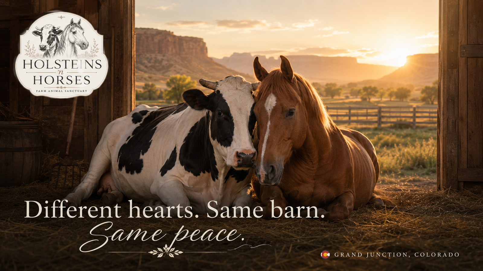 Sanctuary animals at Holsteins n Horses