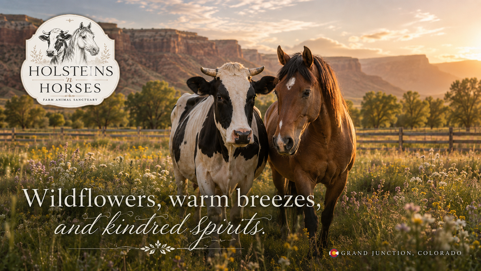 Sanctuary animals at Holsteins n Horses
