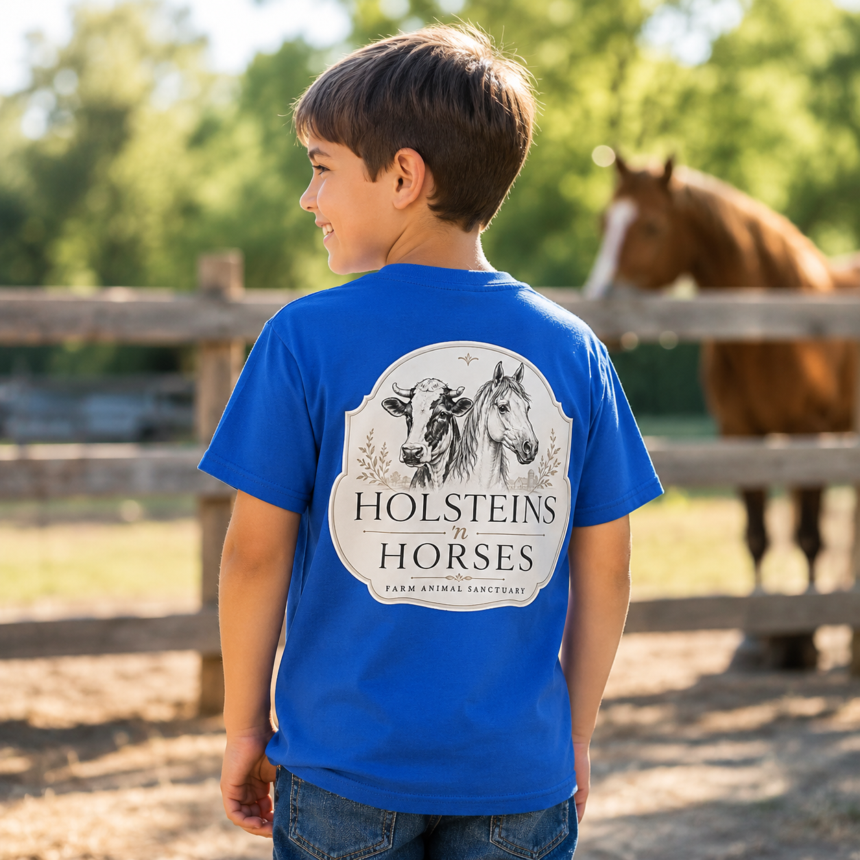 Youth Blue Logo T-Shirt